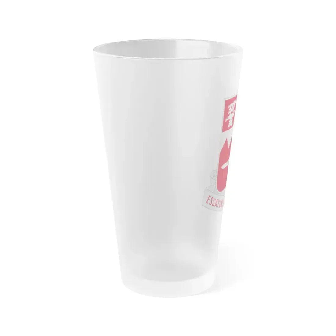 397 Engineer Battalion (U.S. Army) Frosted Pint Glass 16oz - Go Mug Yourself