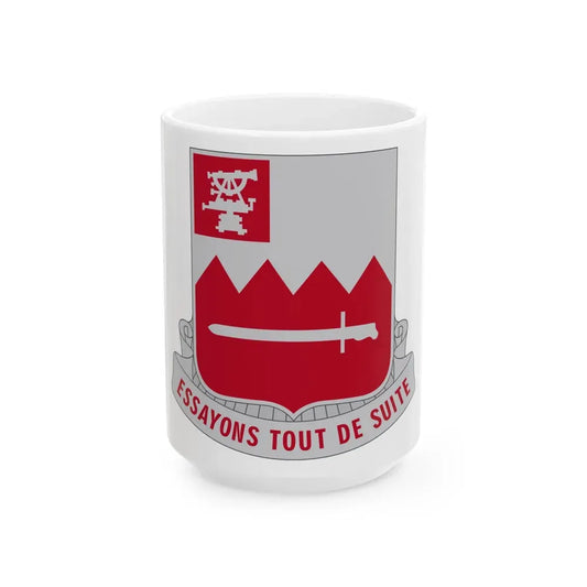 397 Engineer Battalion (U.S. Army) White Coffee Mug 15oz - Go Mug Yourself