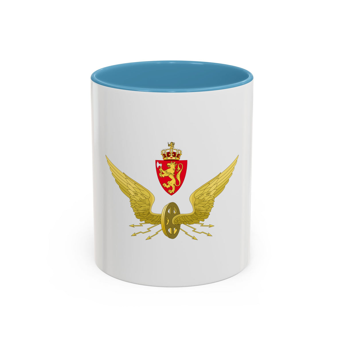 Emblem of the Norwegian State Railways - Accent Coffee Mug
