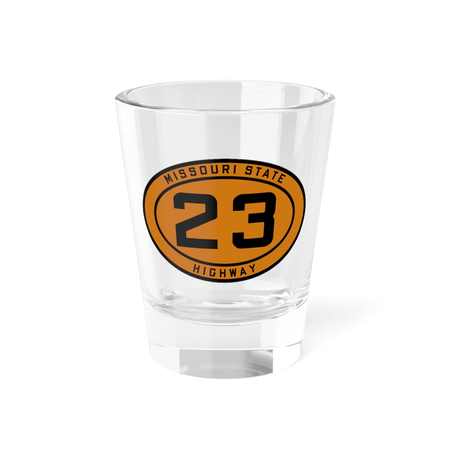 MO-23 1920 (Missouri) (Road Sign) Shot Glass 1.5oz