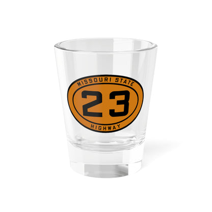 MO-23 1920 (Missouri) (Road Sign) Shot Glass 1.5oz