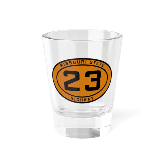 MO-23 1920 (Missouri) (Road Sign) Shot Glass 1.5oz