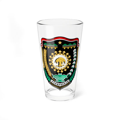 Seal of Purworejo Regency (Indonesia) (Coat of Arms) Pint Glass 16oz