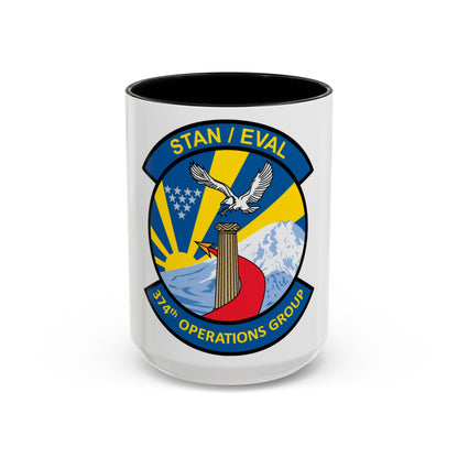 374th Operation Group (U.S. Air Force) Accent Coffee Mug