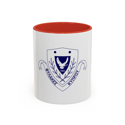 Cyprus Prisons Department - Accent Coffee Mug