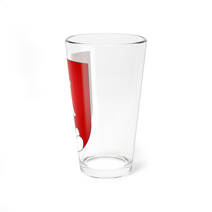 Delemont coat of arms (Switzerland) (Coat of Arms) Pint Glass 16oz