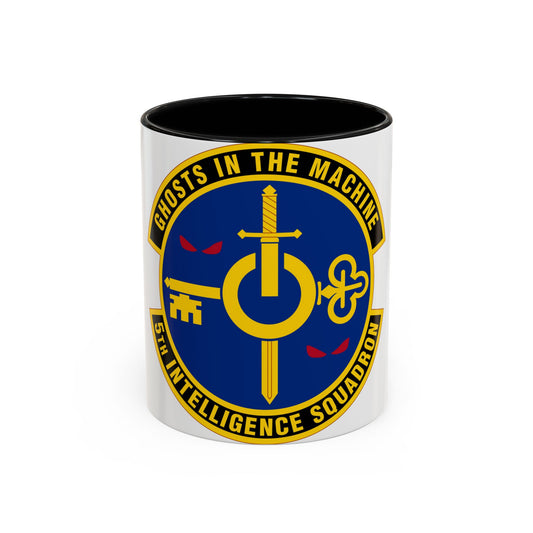 5 Intelligence Squadron ACC (U.S. Air Force) Accent Coffee Mug