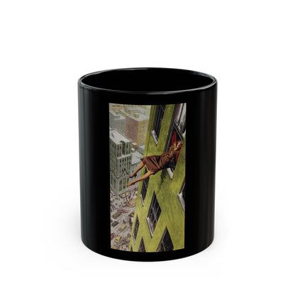 Dead on Christmas Street, Collier's, December 20, 1952 - Black Coffee Mug-11oz-Go Mug Yourself