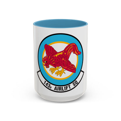143 Airlift Squadron (U.S. Air Force) Accent Coffee Mug