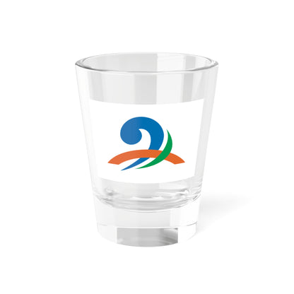 Flag of Minamiechizen Fukui (Japan) Shot Glass 1.5oz