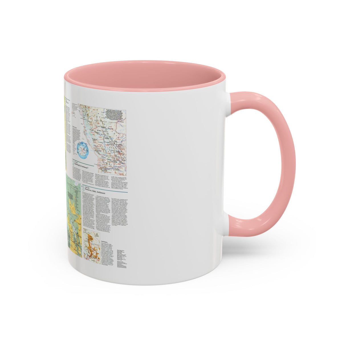 Canada - British Columbia 2 (1992) (Map) Accent Coffee Mug