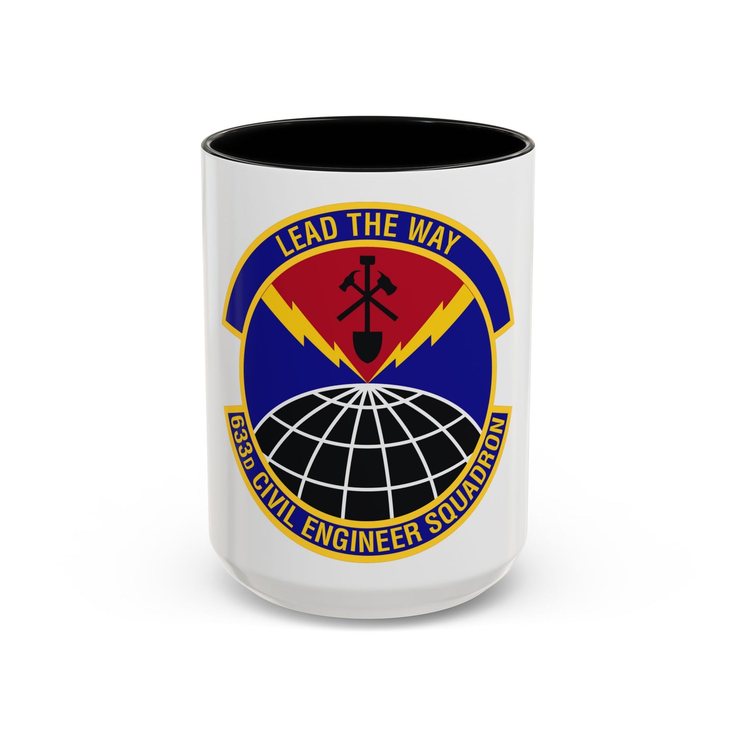 633d Civil Engineer Squadron (U.S. Air Force) Accent Coffee Mug