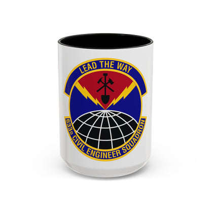 633d Civil Engineer Squadron (U.S. Air Force) Accent Coffee Mug