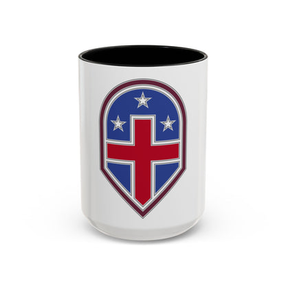 332 Medical Brigade 3 (U.S. Army) Accent Coffee Mug