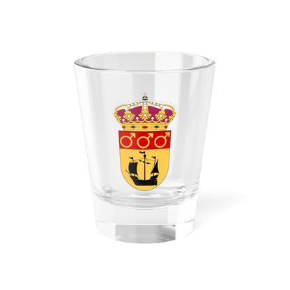 HMS Östhammar vapen (Sweden) (Coat of Arms) Shot Glass 1.5oz