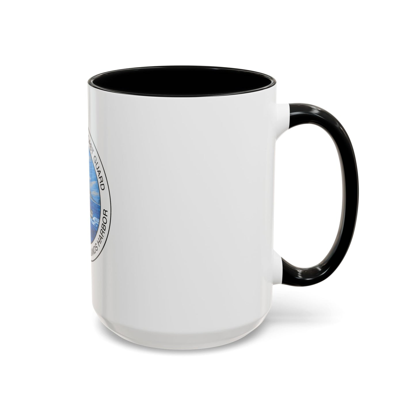 USCG Station Channel Islands Harbor (U.S. Coast Guard) Accent Coffee Mug