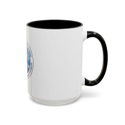 USCG Station Channel Islands Harbor (U.S. Coast Guard) Accent Coffee Mug
