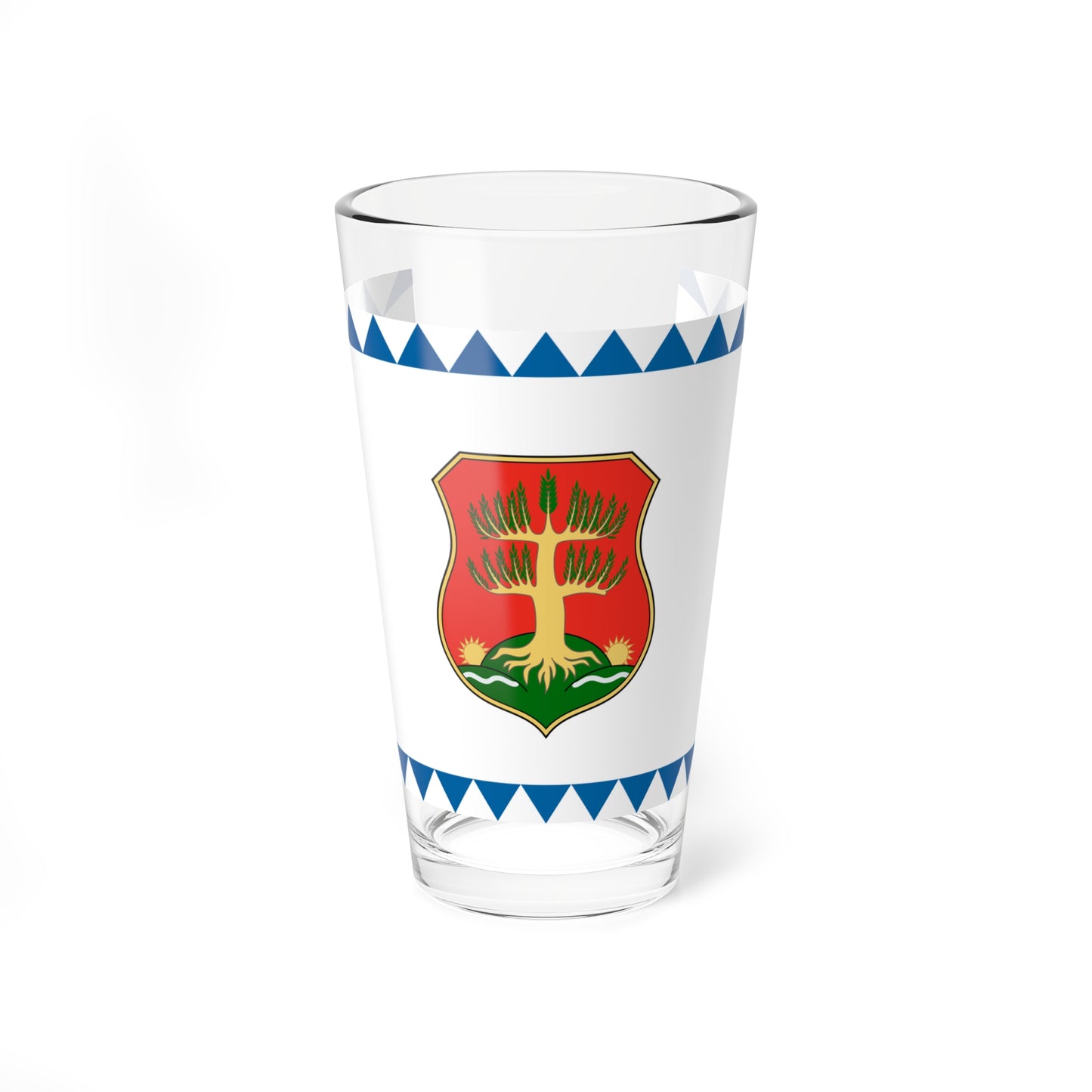Flag of Somoskoujfalu (Hungary) Pint Glass 16oz