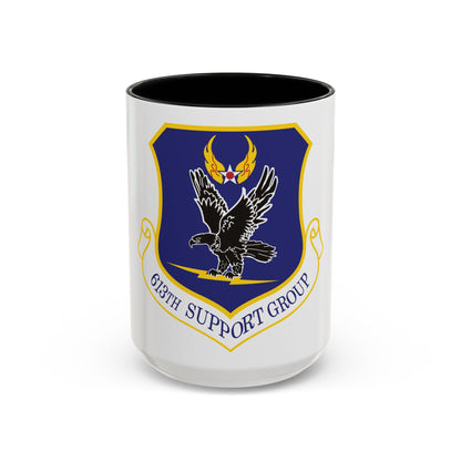 613th Support Group (U.S. Air Force) Accent Coffee Mug