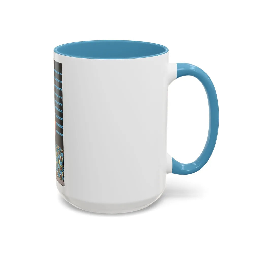 The 9 of Swords (Tarot Card) Accent Coffee Mug-Go Mug Yourself