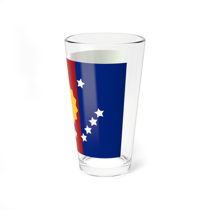 Propuesta de bandera para el Estado Monagas 41 (Venezuela) Pint Glass 16oz