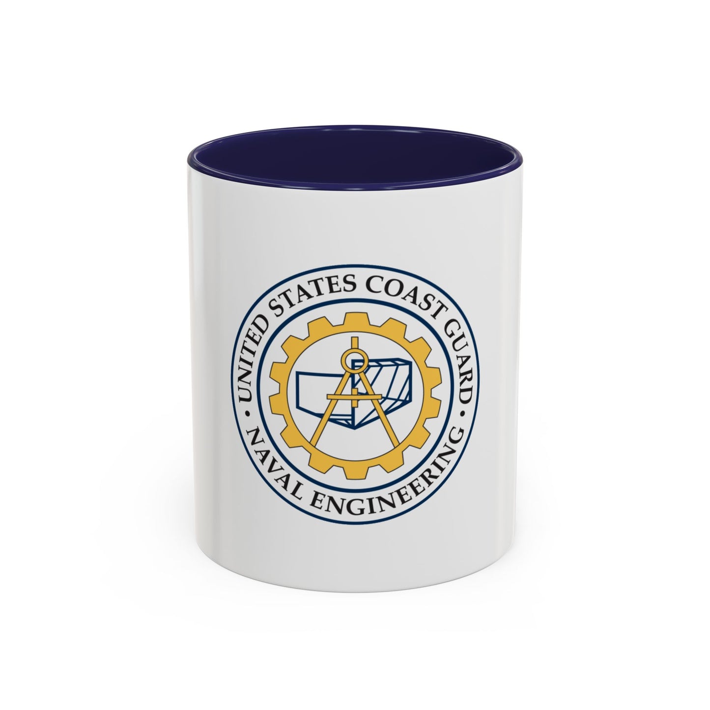 USCG Naval Engineering (U.S. Coast Guard) Accent Coffee Mug
