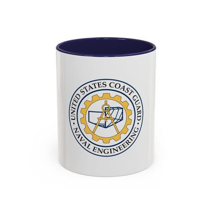 USCG Naval Engineering (U.S. Coast Guard) Accent Coffee Mug