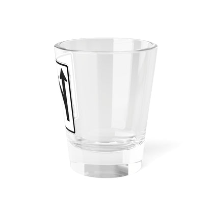 MUTCD-CA R61-1.1 (California) (Road Sign) Shot Glass 1.5oz