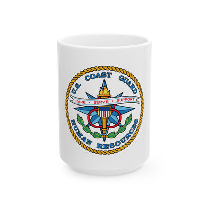 USCG Human Resources (U.S. Coast Guard) White Coffee Mug
