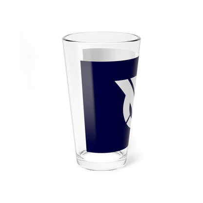 Flag of Kitajima Tokushima (Japan) Pint Glass 16oz