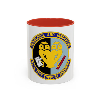 812 Test and Support Squadron AFMC (U.S. Air Force) Accent Coffee Mug