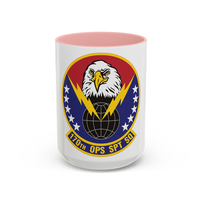 170th Operations Support Squadron (U.S. Air Force) Accent Coffee Mug