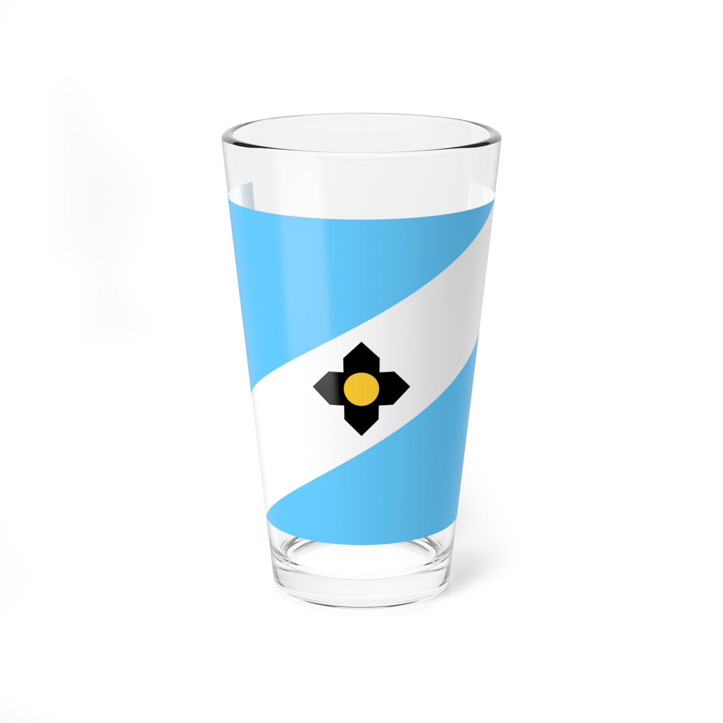 Flag of Madison Wisconsin 2018present (United States) Pint Glass 16oz