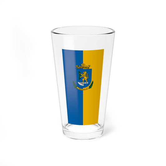 Flag of Mikosszeplak (Hungary) Pint Glass 16oz