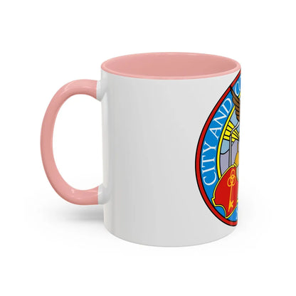 Seal of Denver - Accent Coffee Mug-Go Mug Yourself