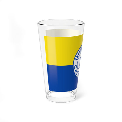 Flag of Riverside California 1967-2020 (United States) Pint Glass 16oz