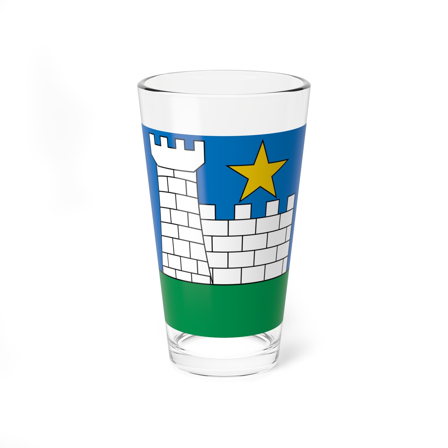 Flag of Bishop Bernard Fellay (Switzerland) Pint Glass 16oz