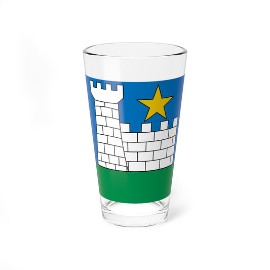 Flag of Bishop Bernard Fellay (Switzerland) Pint Glass 16oz
