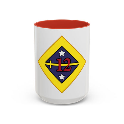 12th US division Insignia (U.S. Army) Accent Coffee Mug