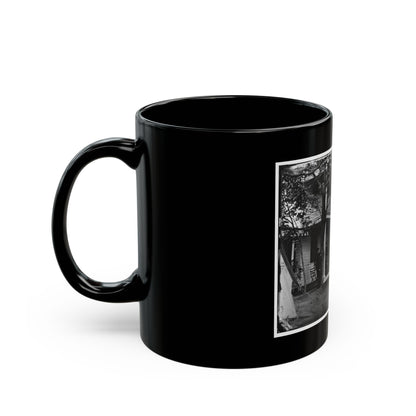 Arlington, Virginia. Officers Of 2d New York Heavy Artillery, At Fort C.F. Smith (U.S. Civil War) Black Coffee Mug
