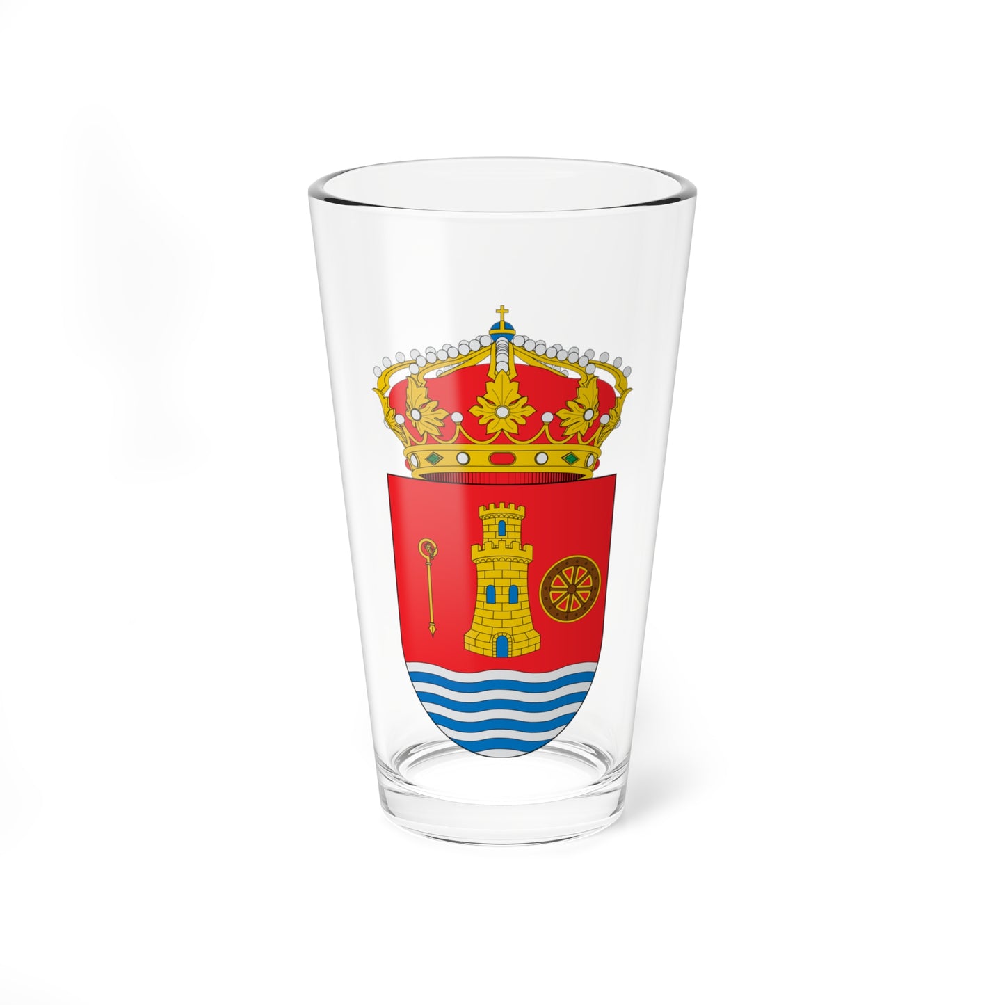 Escudo de Alborge (Spain) (Coat of Arms) Pint Glass 16oz