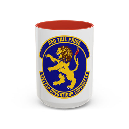 532d Expeditionary Operations Support Squadron (U.S. Air Force) Accent Coffee Mug