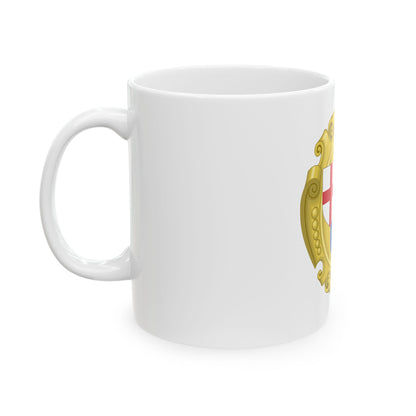 Coat of Arms of the Commonwealth of England, Scotland and Ireland - White Coffee Mug