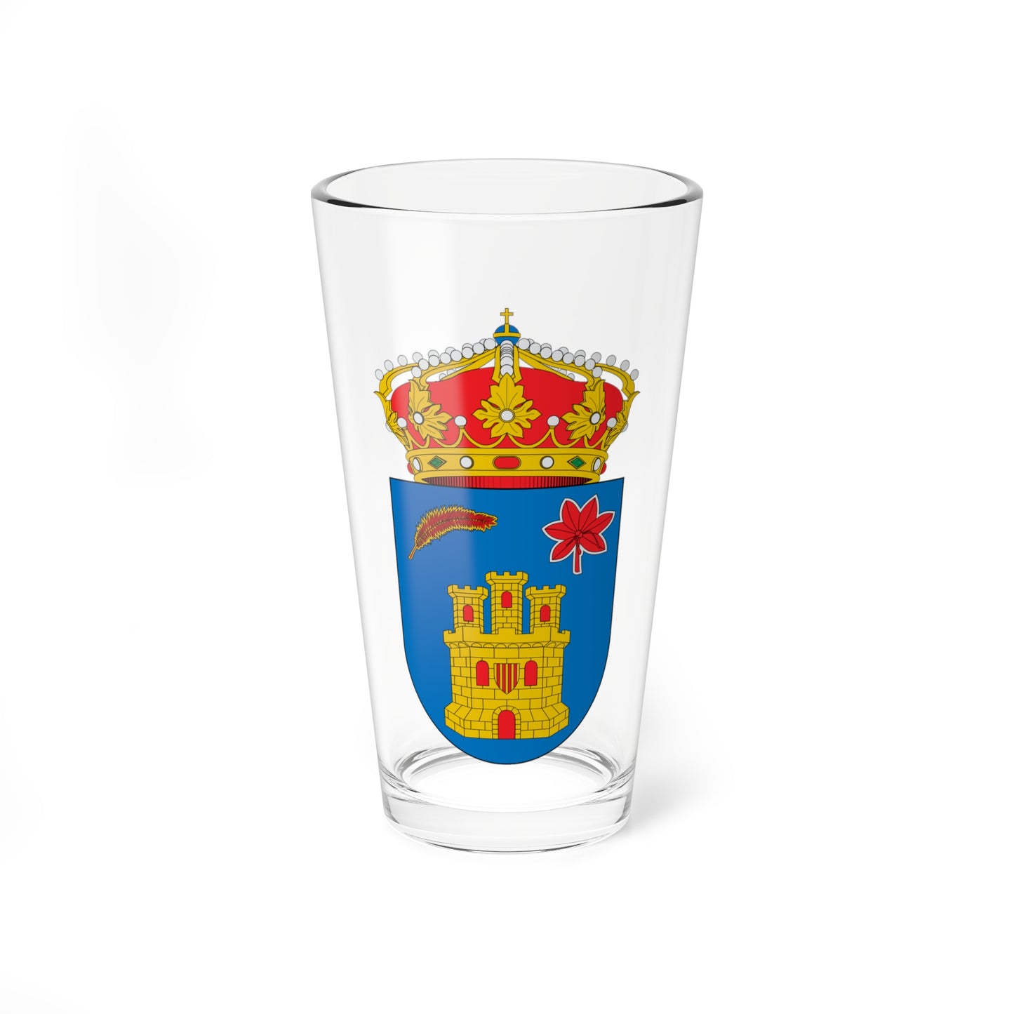 Escudo de La Almolda (Spain) (Coat of Arms) Pint Glass 16oz