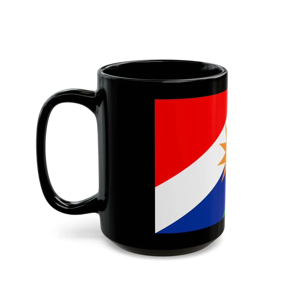 Flag of the Puntarenas Province Costa Rica - Black Coffee Mug-Go Mug Yourself