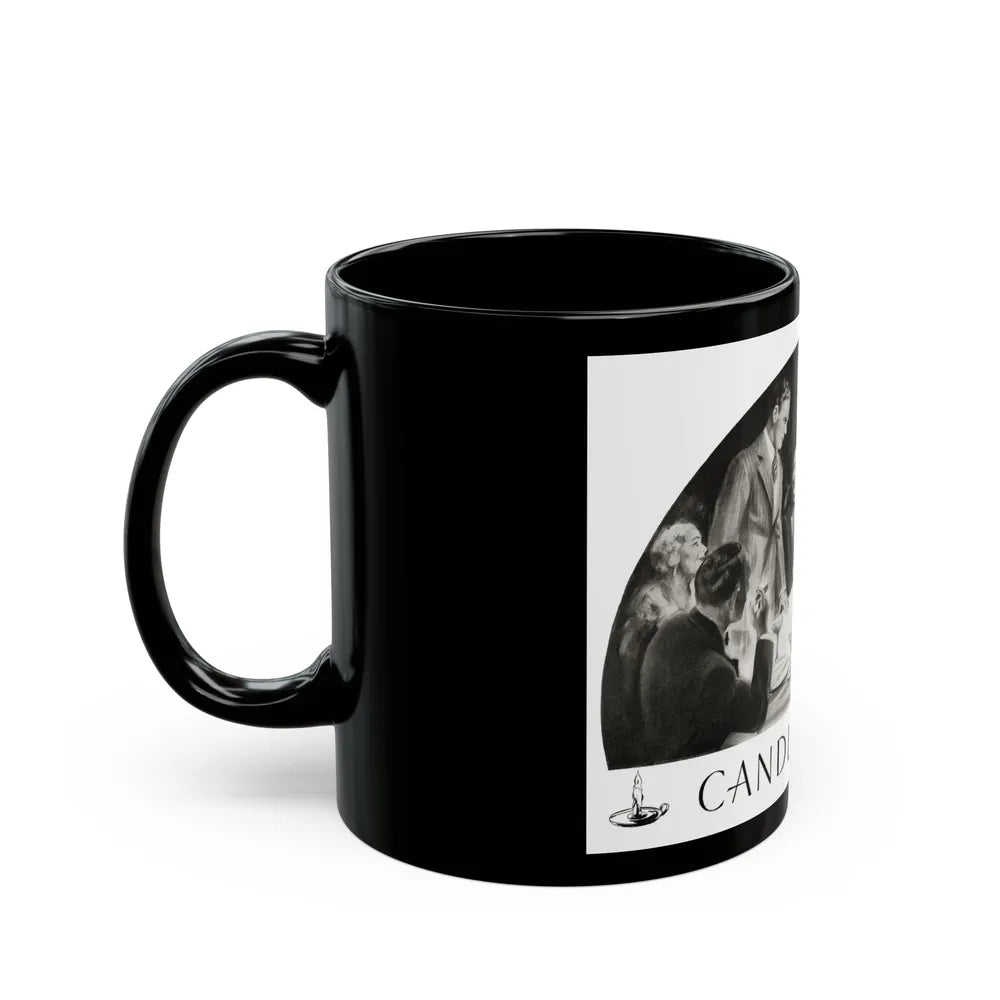 Candle Of Life, Woman's World, December 1936 - Black Coffee Mug-Go Mug Yourself