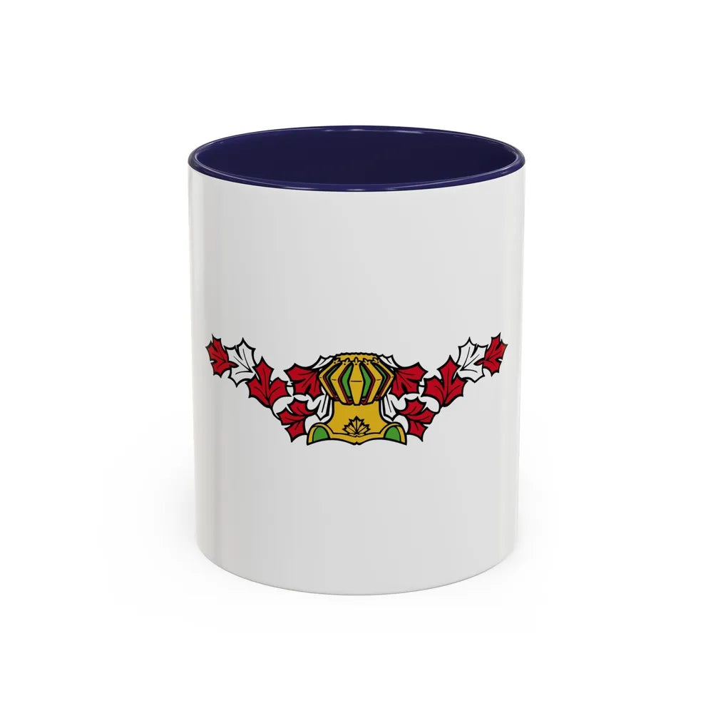 Canadian Helm - Accent Coffee Mug-11oz-Navy-Go Mug Yourself