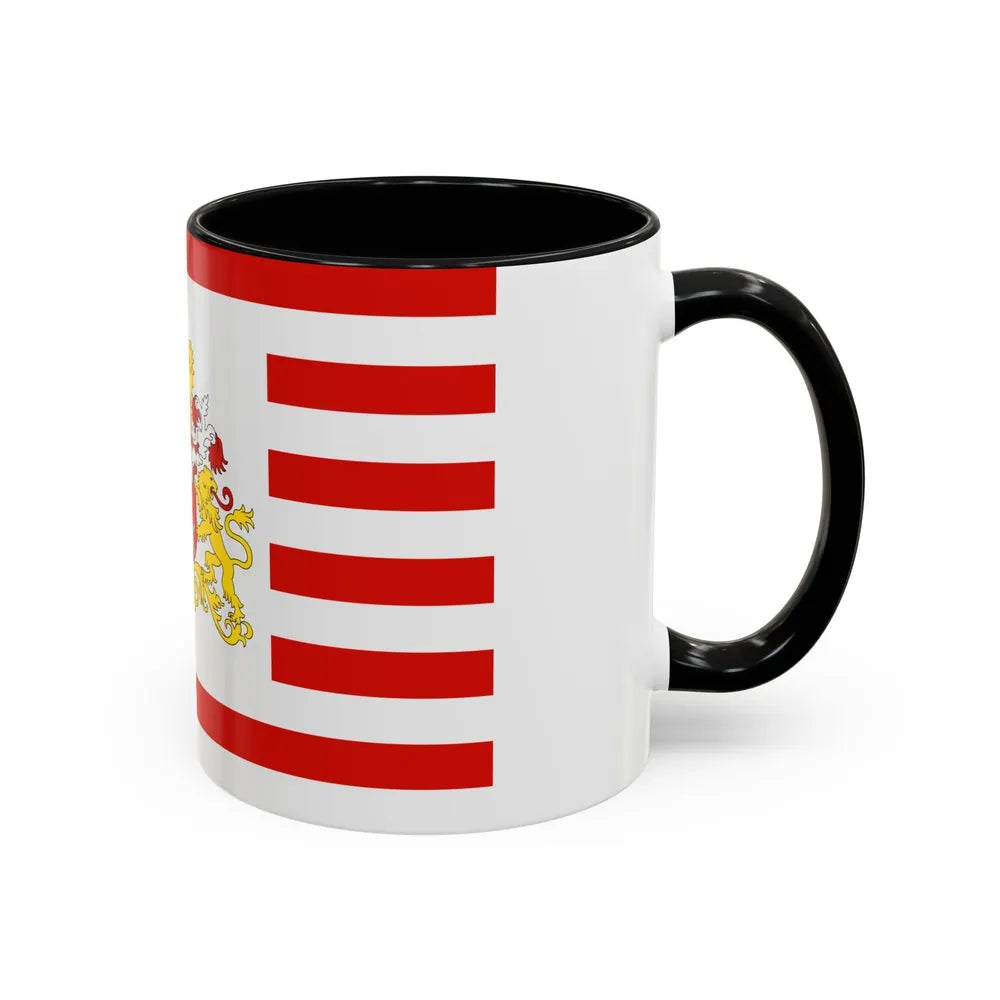 Flag of Bremen with flag arms Germany - Accent Coffee Mug-Go Mug Yourself