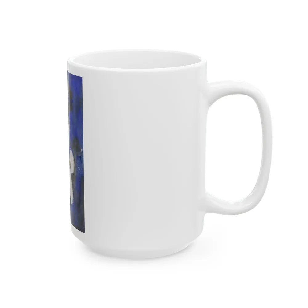 Blue Beads - White Coffee Mug-Go Mug Yourself