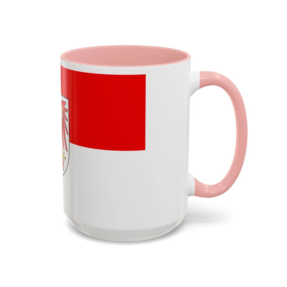 Flag of Brandenburg Germany - Accent Coffee Mug-Go Mug Yourself